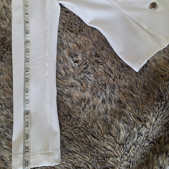 Mark Wong Nark Gorgeous white suit set pants 0 & jacket 2 - Picture 11 of 12